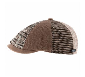 Casquette gavroche patchwork beige Dante