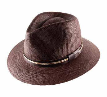 Chapeau panama bleu Stansfield