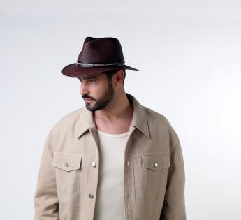 Chapeau panama bleu Stansfield