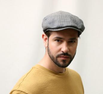 Casquette plate Stetson Kent Colin Stripes