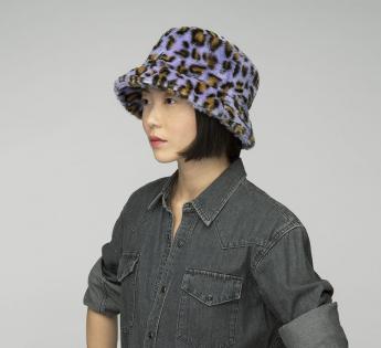 Bob fourrure kangol Lavender Leopard