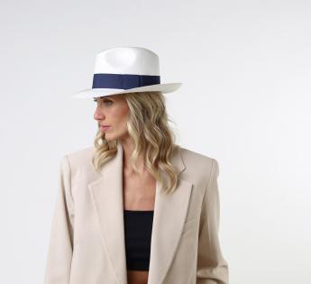 chapeau paille blanc Classic Paille Large