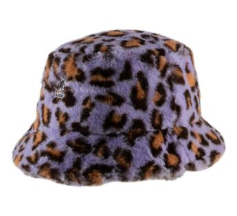 Bob fourrure kangol Lavender Leopard