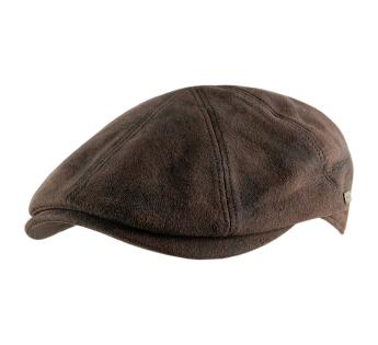 casquette beret cuir Taranto Cuir Vieilli