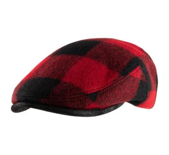 casquette carreau rouge noir Gally