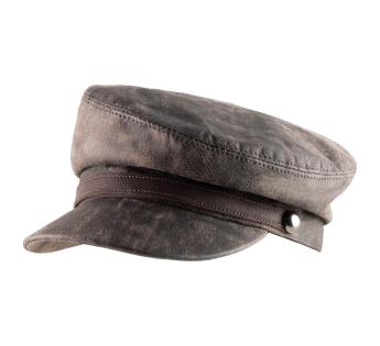 casquette marin cuir Captain