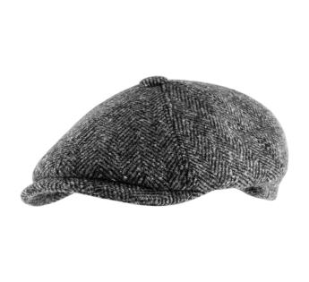 Casquette plate tweed Jerry