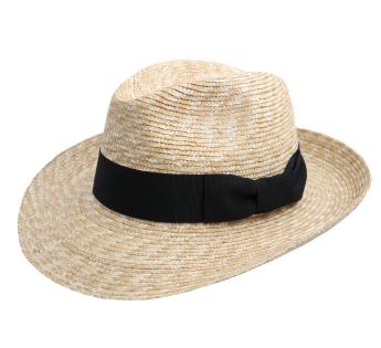 Chapeau paille fine Classic Fedora Paja Ancho