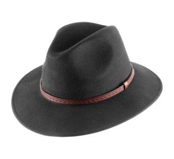 Chapeau traveller chaud Cachemire Leather Belt