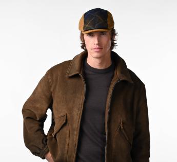Casquette plate patchwork Damien