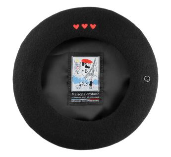 béret cœur brodé Eros