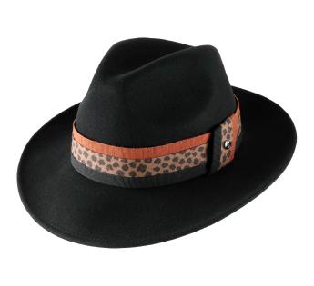 Chapeau motifs léopard Léo