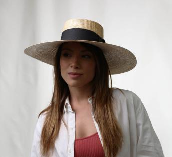 Chapeau paille large Suzon