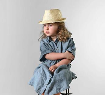 chapeau trilby enfant Petit Trilby Nude