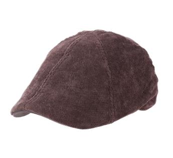 Casquette plate en velour Peyton