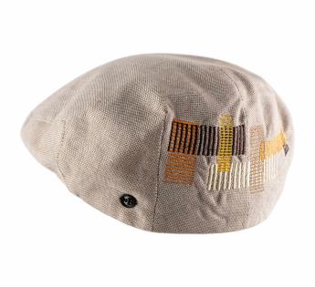 Casquette plate brodée Andy