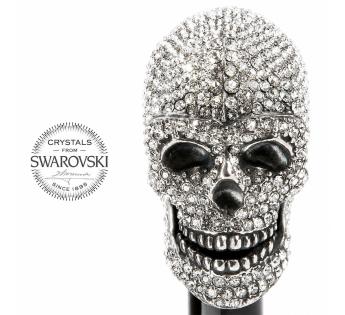 Parapluie homme luxe Cráneo Swarovski