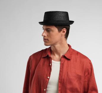 Chapeau porkpie paille fine Classic Porkpie Paja