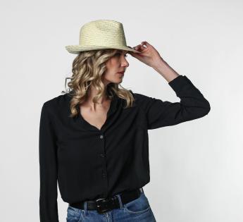 chapeau paille Nude Fedora Paja