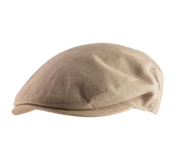 Casquette plate été Double Flatcap Chambray