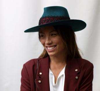 Chapeau bord applati Aloïse