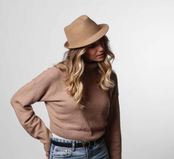 chapeau trilby feutre lapin Lucas Luxe