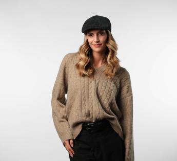 casquette plate velours Maffeo