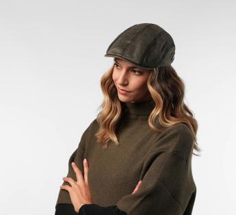 Casquette imitation cuir Prato Vin