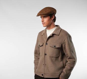 Casquette plate tweed Brivido