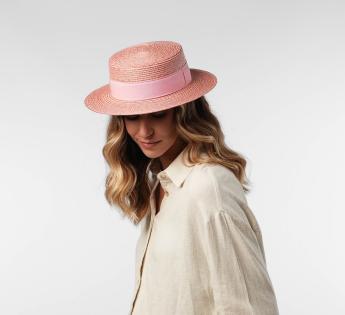 Chapeau canotier paille fine Canotier Luxe