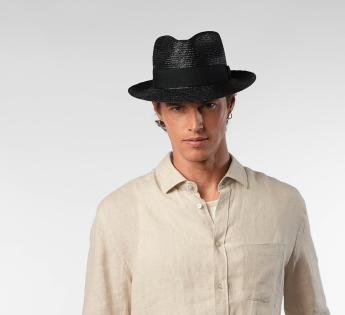 fedora paille fine Classic Fedora Paja