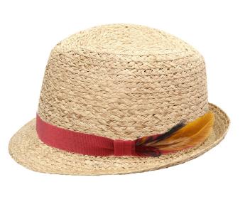 Mi Trilby Raffia B Couture